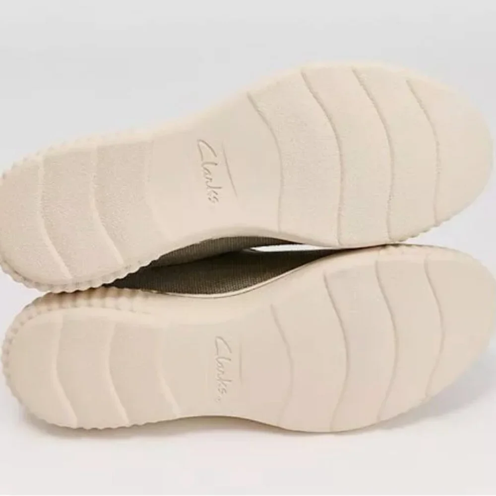 Clarks Collection Lace-Up Sneakers Caroline Echo Natural 9 Medium - Picture 3 of 4